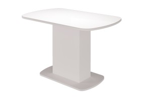 Стол обеденный Соренто (Белый глянец) в Первоуральске - pervouralsk.mebel-74.com | фото