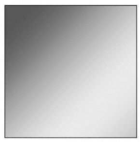 Зеркало Corsica 600х600 black без подсветки Sansa (SB1064Z) в Первоуральске - pervouralsk.mebel-74.com | фото