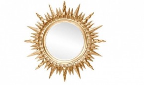 Зеркало круглое золото (1810(1) в Первоуральске - pervouralsk.mebel-74.com | фото