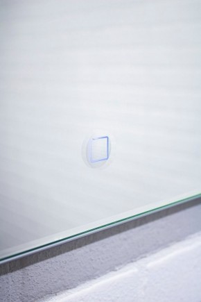 Зеркало Quadro 100 alum (линза) с подсветкой Sansa (SQL1030Z) в Первоуральске - pervouralsk.mebel-74.com | фото